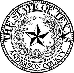 Anderson County, Texas official seal